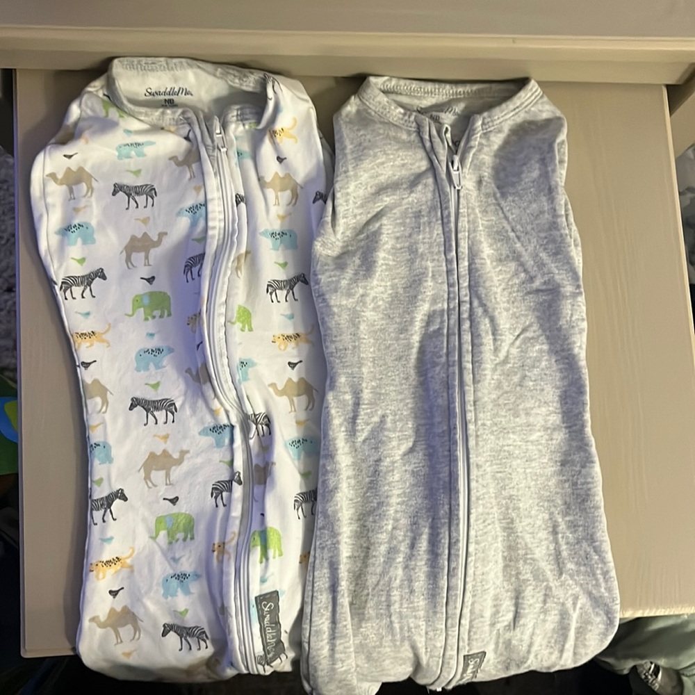 Two Swaddleme swaddles